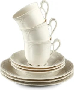 Seltmann Weiden Rubin Cream Kaffeeservice 18tlg. -Küchenwaren Geschäft e7044260a9c9ddaf4ba9eccb078adf94