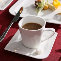 MALACASA, Serie Joesfa, 30 Tlg. Cremeweiß Porzellan Geschirrset Kombiservice Tafelservice Im Eleganten Design Mit Je 6 Tassen, 6 Untertassen, 6 Dessertteller, 6 Suppenteller Und 6 Speiseteller -Küchenwaren Geschäft e99b43163acffa63e93aea039ef6721b