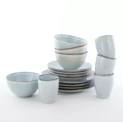 Mica Decorations Tabo Service Set Für 4 Personen - Keramik - Grau -Küchenwaren Geschäft e9d06fd53e91fd5c0c9de4b407ac72ab