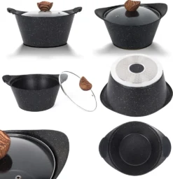 Fiora Topfset 19 Teilig Antihaftbeschichtung Aluguss Induktion Für Alle Herdarten Spülmaschinengeeignet Kochtöpfe Mit Pfannen 15 Fiora Topfset 19 Teilig Antihaftbeschichtung Aluguss Induktion Für Alle Herdarten Spülmaschinengeeignet Kochtöpfe Mit Pfannen -Küchenwaren Geschäft eace29ef6f8f92199c98947ba863ee4a