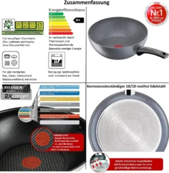 Tefal G13411 Cook Healthy Pfannenset Induktion 6 Tlg, Hohe Wokpfanne Mit Deckel 28cm, Pfanne 30 Cm + 24cm, Alle Herdarten, Spülmaschinenfest, Antihaft-beschichtet, Wok & Bratpfanne Set 11 Tefal G13411 Cook Healthy Pfannenset Induktion 6 Tlg, Hohe Wokpfanne Mit Deckel 28cm, Pfanne 30 Cm + 24cm, Alle Herdarten, Spülmaschinenfest, Antihaft-beschichtet, Wok & Bratpfanne Set -Küchenwaren Geschäft ebf245edb4f0962a06a8a9b04bf4a4e0