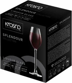 KROSNO Splendour Likörgläser, 6er-Set, 60 Ml -Küchenwaren Geschäft ecb1d7adb84f545c8b955a2b4dfb1e7c