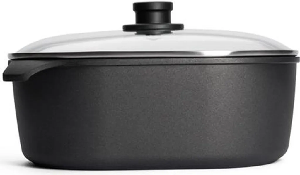 WOLL NOWO-Gussbräter Induktion Jumbo 40x27cm 13h 10,5l, Inkl. Sicherheitsglasd. 9 WOLL NOWO-Gussbräter Induktion Jumbo 40x27cm 13h 10,5l, Inkl. Sicherheitsglasd. – Bild 7