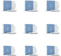 FIFTYEIGHT Kombi-Service 30-tlg. - Tassen + Teller (mit Biss) + Hochwertige Tischsets 9 FIFTYEIGHT Kombi-Service 30-tlg. - Tassen + Teller (mit Biss) + Hochwertige Tischsets -Küchenwaren Geschäft ee380a2f34e40f4c5575a5b3e6385c10