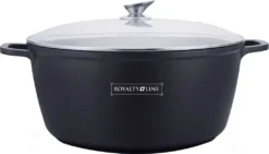 Royalty Line RL-BS34M: Gussauflauf Mit Glasdeckel - 34cm -Küchenwaren Geschäft ef05e339d8ef3ce95b8481ad70d3d09f