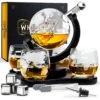 Whisiskey - Whisky Karaffe - Geschenke Für Männer - Komplette Whiskey Set - Globus - 900ML – Inkl. 4 Whisky Steine, 4 Whisky Gläser & Ausgießer - Whisky Dekanter – Whiskygläser - Natursteine 2 Whisiskey - Whisky Karaffe - Geschenke Für Männer - Komplette Whiskey Set - Globus - 900ML – Inkl. 4 Whisky Steine, 4 Whisky Gläser & Ausgießer - Whisky Dekanter – Whiskygläser - Natursteine -Küchenwaren Geschäft f2ad485112db18c5f52c03c26023b74f