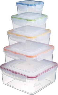 Lock&Lock HPL980CLQ5 Frischhaltedosen 5er Set - Luft & Wasserdicht (1er Pack) 11 Lock&Lock HPL980CLQ5 Frischhaltedosen 5er Set - Luft & Wasserdicht (1er Pack) -Küchenwaren Geschäft f72879aa608457106805639989e9ae59