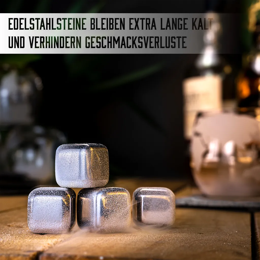 Whisiskey - Whisky Karaffe - Geschenke Für Männer - Komplette Whiskey Set - Globus - 900ML – Inkl. 4 Whisky Steine, 4 Whisky Gläser & Ausgießer - Whisky Dekanter – Whiskygläser - Natursteine 7 Whisiskey - Whisky Karaffe - Geschenke Für Männer - Komplette Whiskey Set - Globus - 900ML – Inkl. 4 Whisky Steine, 4 Whisky Gläser & Ausgießer - Whisky Dekanter – Whiskygläser - Natursteine – Bild 5