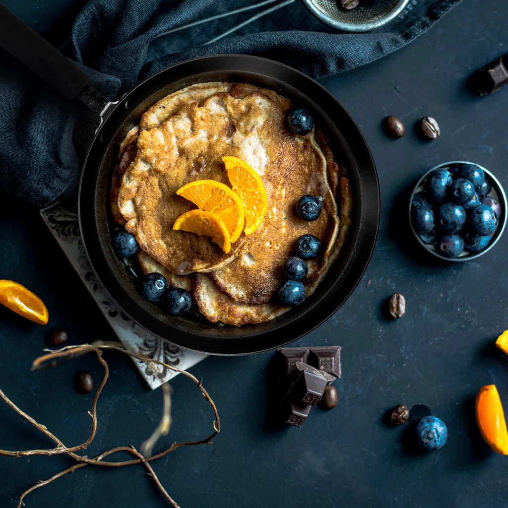 Navaris Crêpespfanne Pfannkuchenpfanne Palatschinkenpfanne - 26cm Pfanne Für Crêpes Pancakes - Alle Kochflächen - Antihaftbeschichtung 4 Navaris Crêpespfanne Pfannkuchenpfanne Palatschinkenpfanne - 26cm Pfanne Für Crêpes Pancakes - Alle Kochflächen - Antihaftbeschichtung – Bild 2