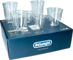 De'Longhi Delonghi Fancy Box 6er Set Thermo Gläser DLSC302 (1er Pack) -Küchenwaren Geschäft fc500ee1d9cd2c3d7990f55e57b801a6
