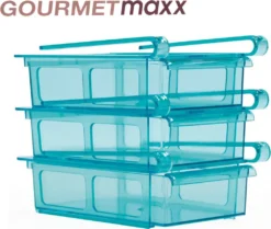 GOURMETmaxx Klemm-Schublade Für Kühlschrank, 3er-Set Schublade Klemm Kühlschrank GOURMETmaxx Zusatzfach Gemüsefach 3er-Set Ordnung -Küchenwaren Geschäft fccf99402532c490f1e5fada6579cef4