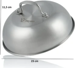 BBQ-Toro Edelstahl Wärmeglocke | Ø 23 Cm | Servierglocke, Glosche, Burgerglocke -Küchenwaren Geschäft fe06cee91b9bff3df31e771406ad572d