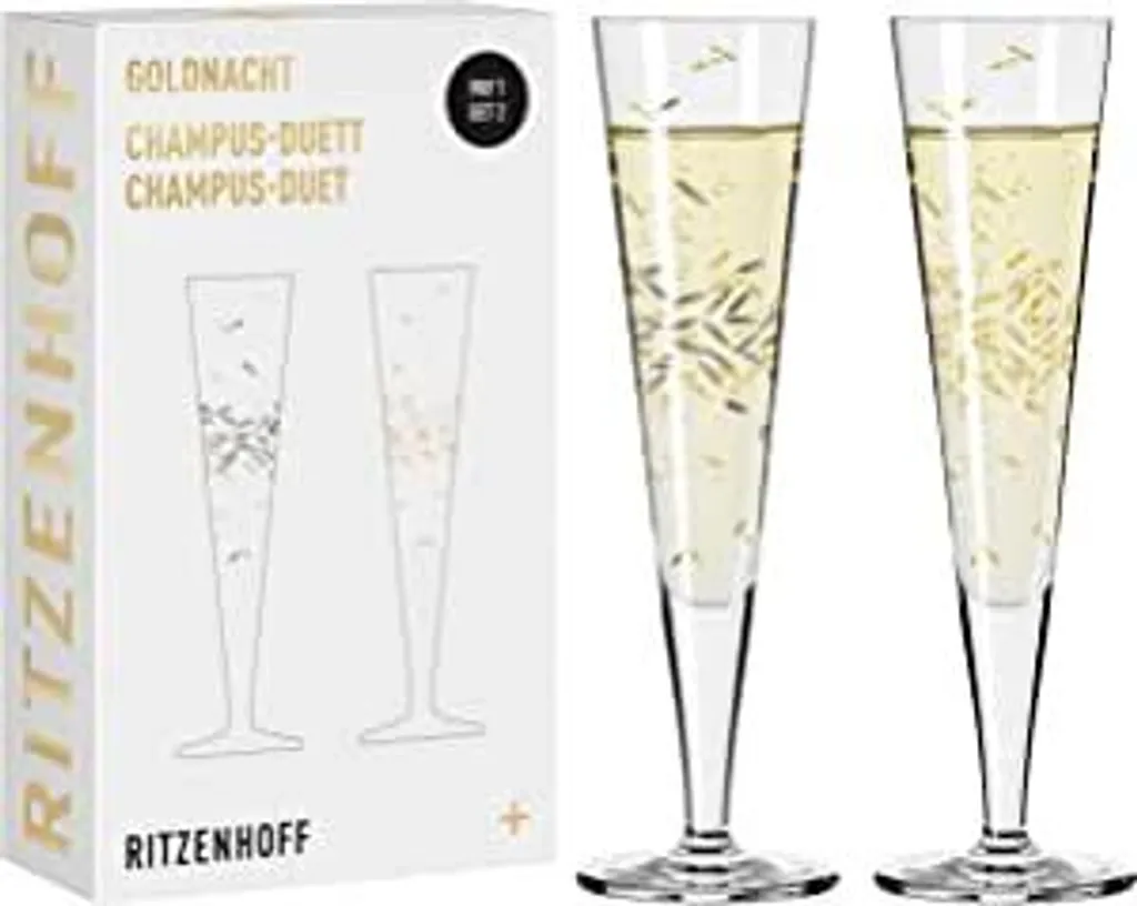 Goldnacht Champagnerglas-Set H22 Von Ritzenhoff Design Team 12 Goldnacht Champagnerglas-Set H22 Von Ritzenhoff Design Team – Bild 10