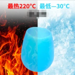 6er Set 200ml Unzerbrechlich Blau Silikon Biergläser Whisky GläSer Wein Becher Stammlos Weinbecher Tasse -Küchenwaren Geschäft fec39dec15c077bad1f925f71ff45c7f