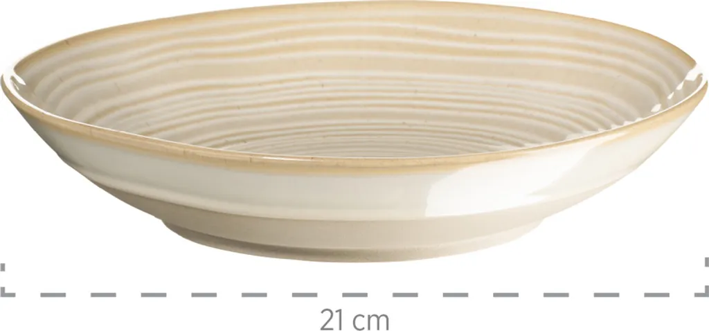 Mäser 931371 Nottingham Vintage Tafel-Service Für 4 Personen Mit Speiseteller Und Suppenteller Im Retro-Look, Steinzeug, Beige, 8-teilig (1 Set) 4 Mäser 931371 Nottingham Vintage Tafel-Service Für 4 Personen Mit Speiseteller Und Suppenteller Im Retro-Look, Steinzeug, Beige, 8-teilig (1 Set) – Bild 2