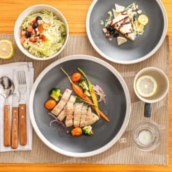 Tafelservice, Vancasso SEESAMI 16-teiliges Kombiservice Aus Steinzeug, Geschirrset Im Modernen Aussehen Für 4 Personen -Küchenwaren Geschäft ffcffaac0f34f554924523c68dc81713